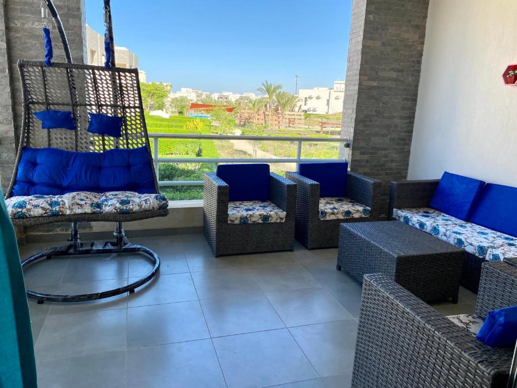 Luxury Amwaj Chalet Family Getaway in North Coast-Double View