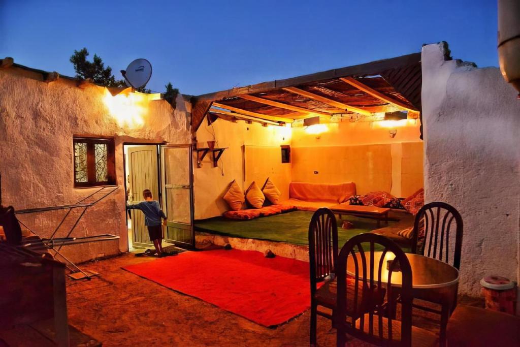 Bedouin home in light house