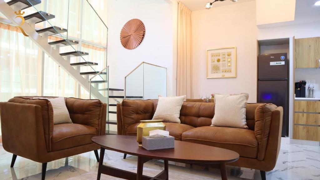 Duplex Elegance Retreat Transit – 2 BR in Masdar City