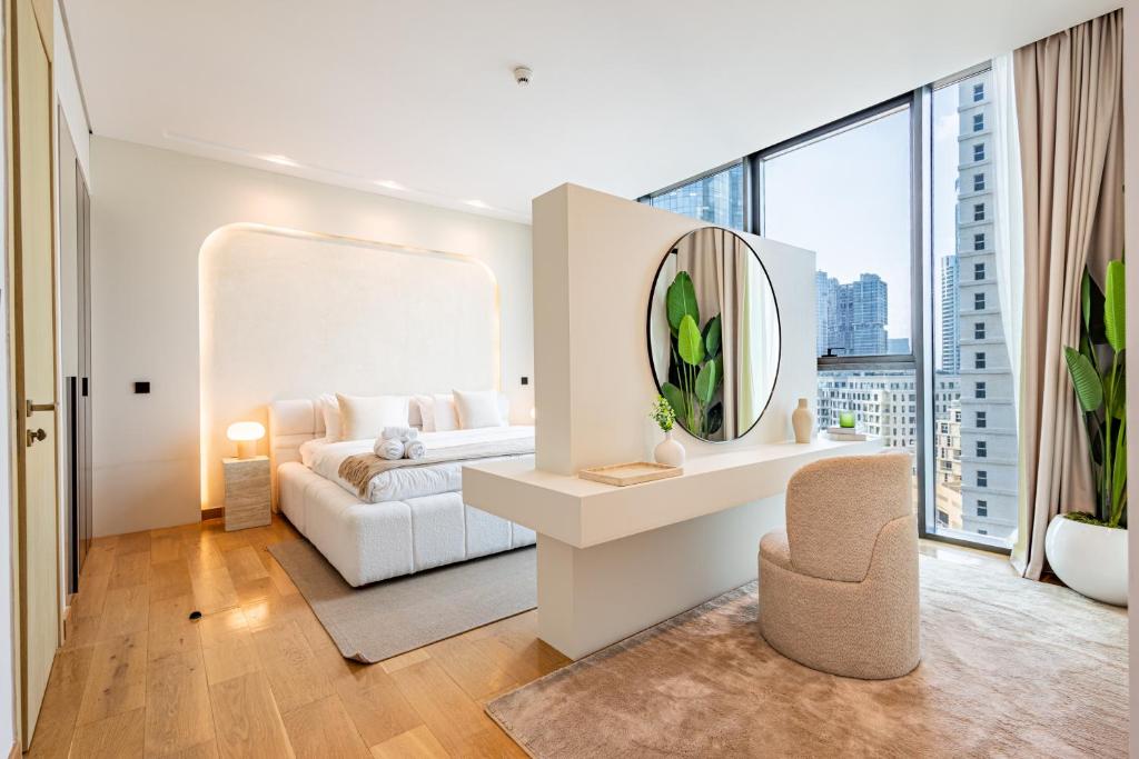 Luxurious 2 BDR – Reem Nine – Full Mangroves & Sea Views – Beach – Table Pool – Sauna – Cinema – Big Gym – Calisthenics Studio