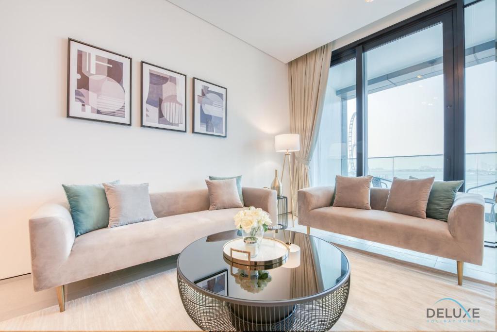 Pristine 2BR with Assistants Room at The Address Residences in JBR by Deluxe Holiday Homes