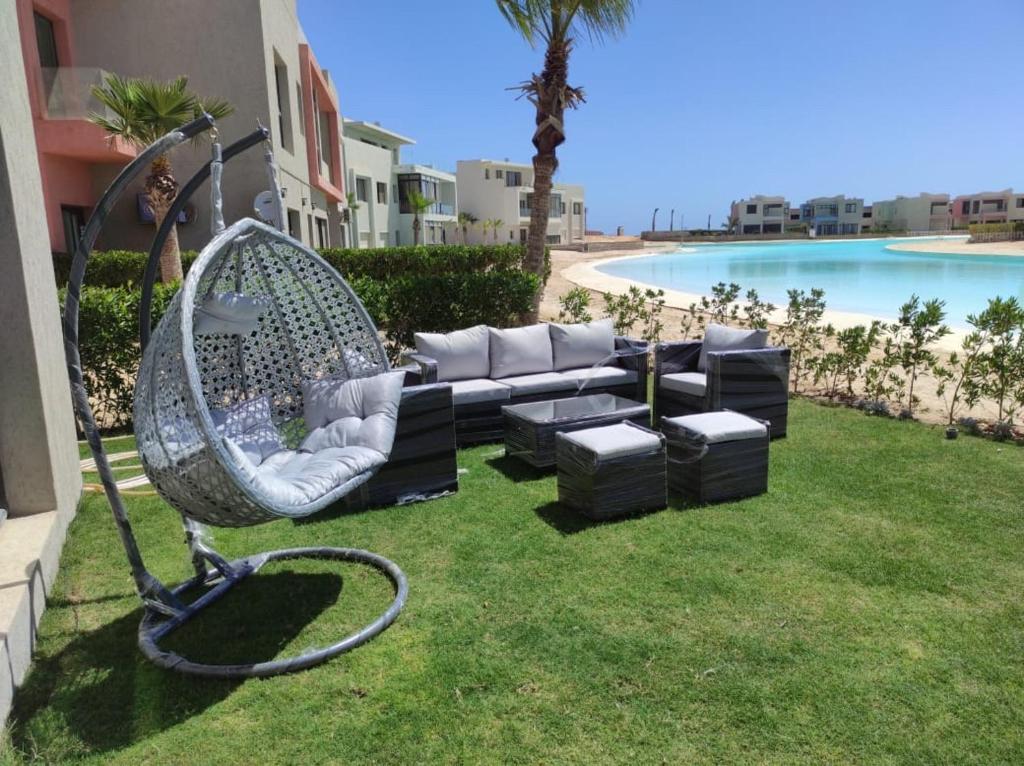 Senior Ground Chalet Located on the Crystal Lagoon – Plage Sidi Abd El Rahman