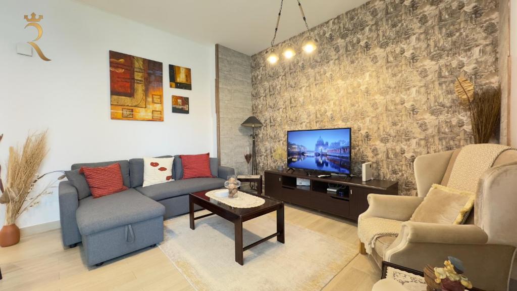 Cowboy Charm 1BR Apartment on Yas Island