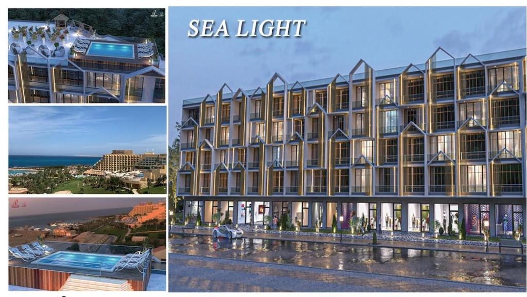 Hurghada Holiday apartment sea view rooftop pool 80m to beach