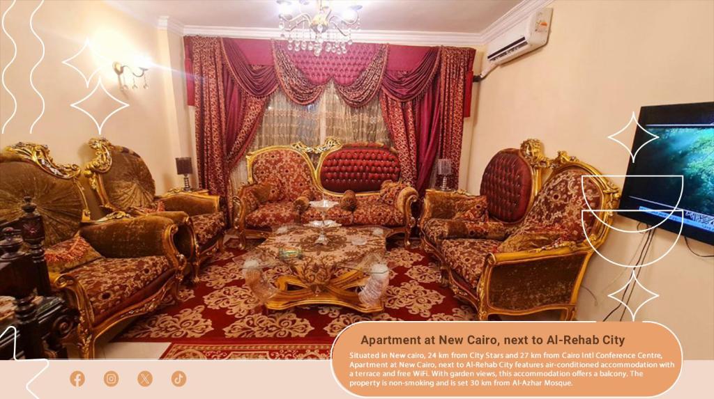 Apartment at New Cairo, next to Al-Rehab City 1