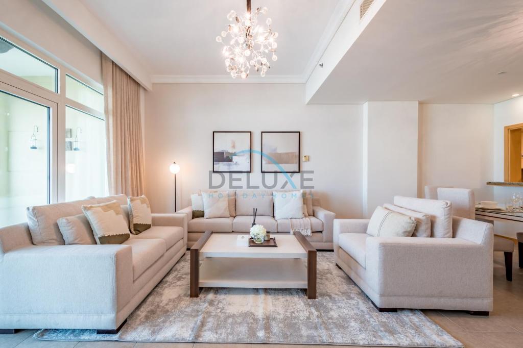 Elegant 1BR Apartment with Sea View in Al Haseer, Palm Jumeirah by Deluxe Holiday Homes