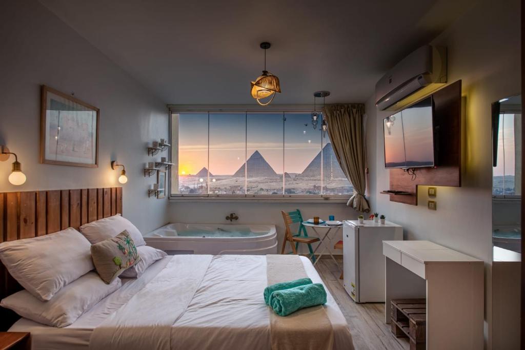 Jacuzzi Studio By The Historic Pyramids Apt1