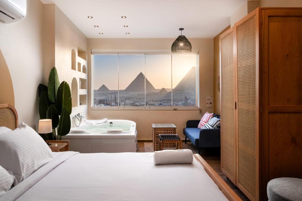 Jacuzzi 2BDR By The Historic Pyramids Apt6