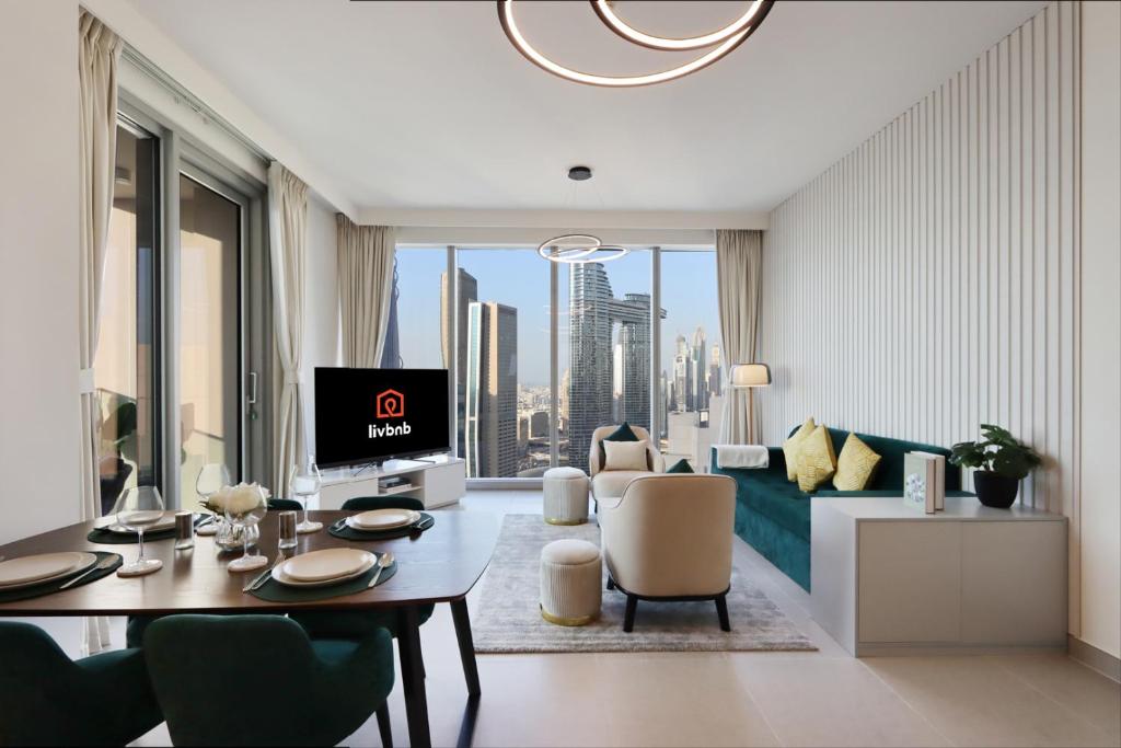 Livbnb-2B with Convertible Office,5min to Burj Khalifa