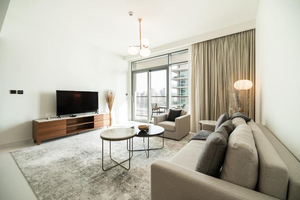 Private beach, first line, sea view, new 1-bdr apartament