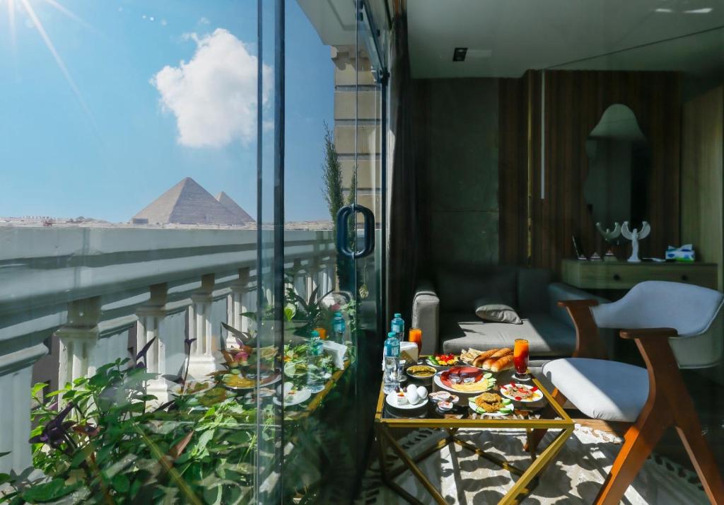 Pyramids moon Tower