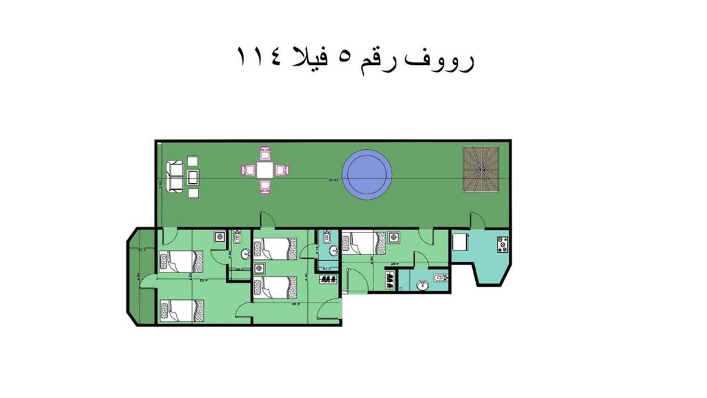 Roof 5 OR 6 3 Bedrooms sea view 114Green Beach