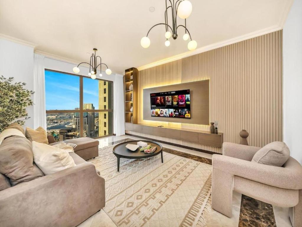Sea & Palm View 2BR JBR BeachGem