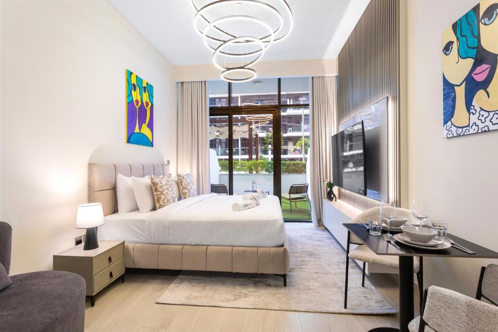 Sleek Studio Apartment in Azizi Riviera