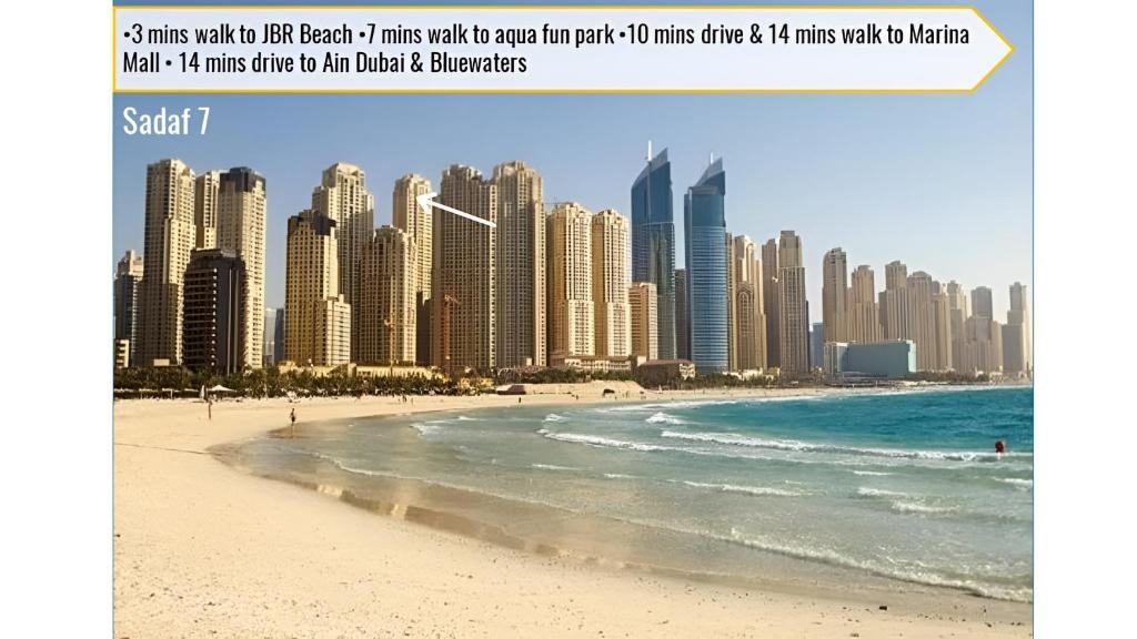 Spacious 2-bedroom Getaway In Jbr, Prime Location