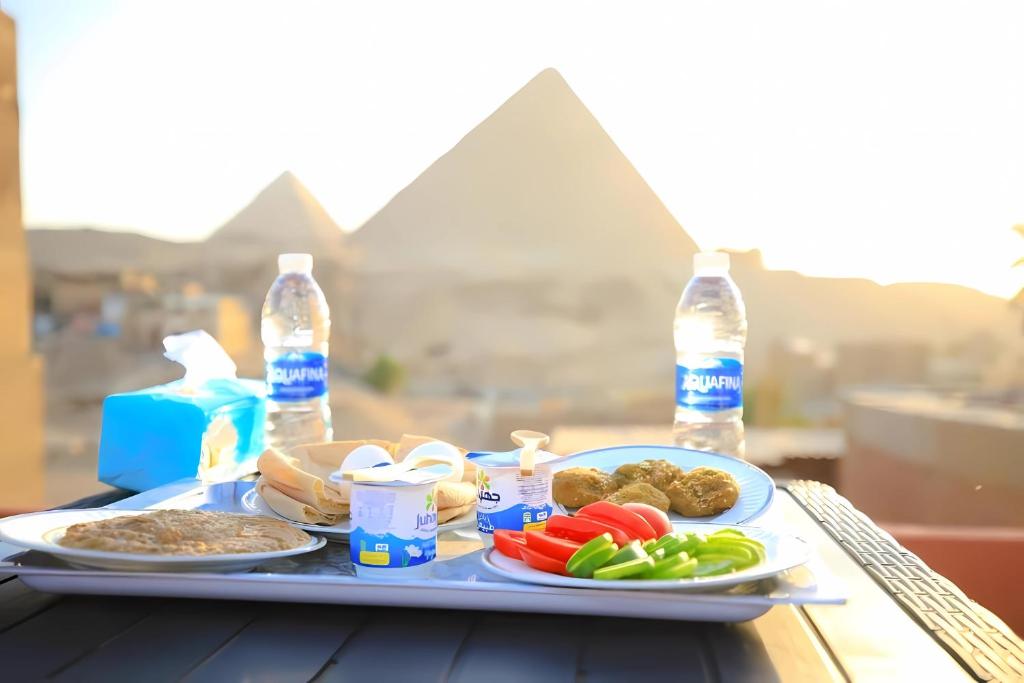 Sphinx Pyramids View