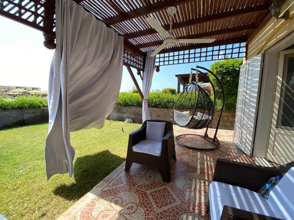 Chalet with backyard in North Coast near Marina & New Alamein الساحل الشمالي العلمين