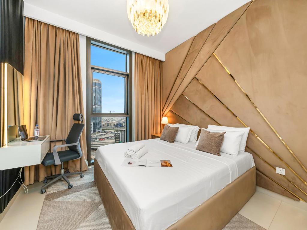 Stylish New 1BR Walk to Burj Khalifa & Dubai Mall